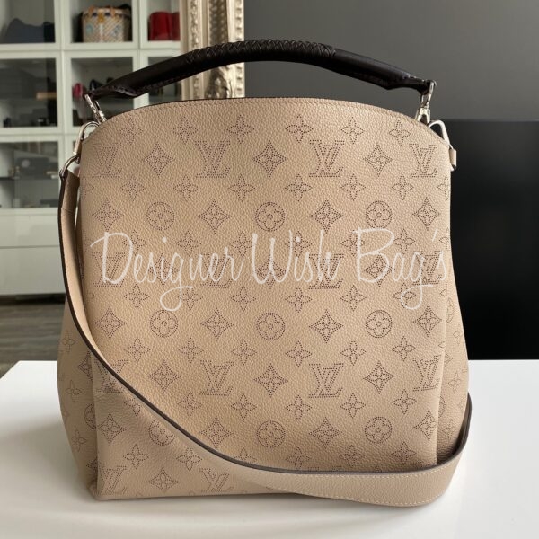 Louis Vuitton Monogram Mahina Leather Babylone PM Bag