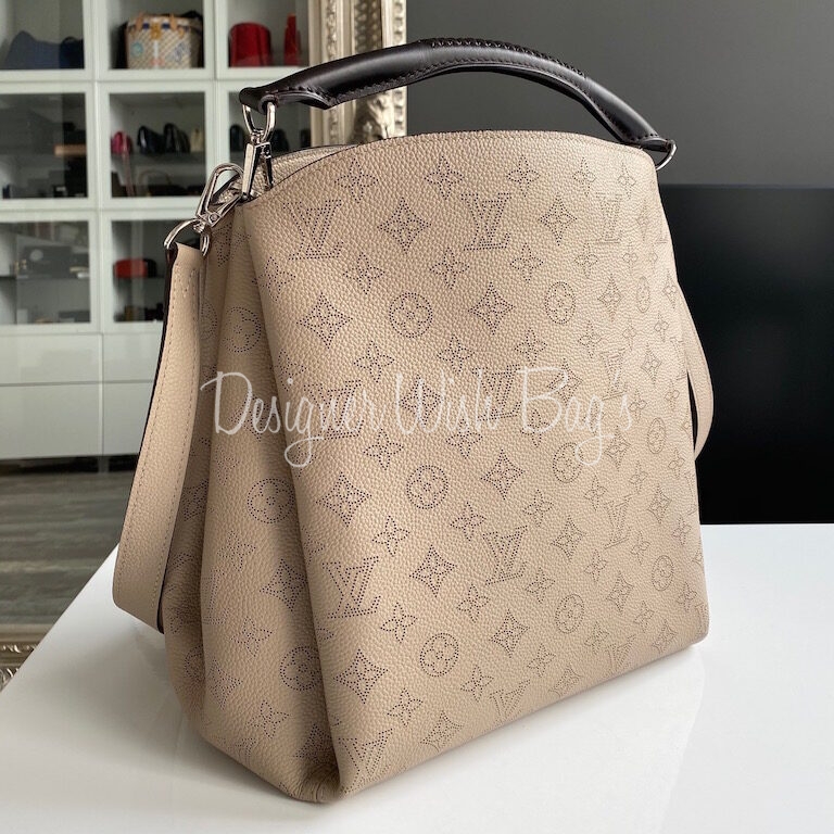 Louis Vuitton Galet Monogram Mahina Leather Babylone PM Bag