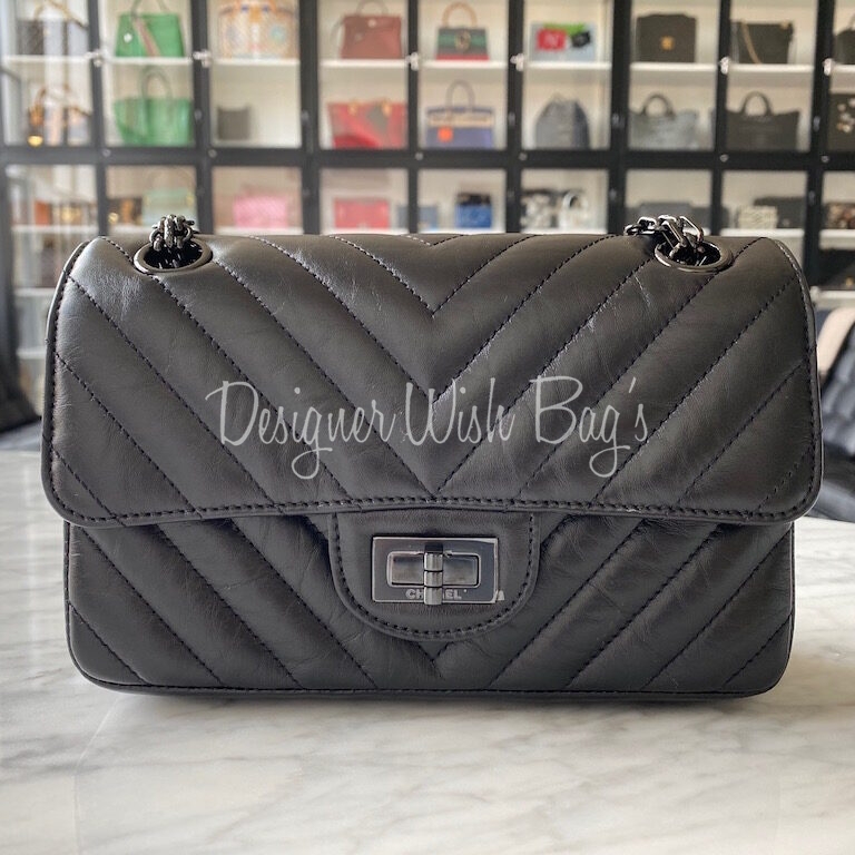 Chanel Mini Reissue So Black 20A - Designer WishBags