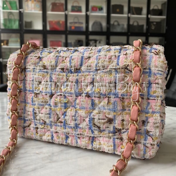 Sell Chanel Mini Rectangle Tweed Flap Bag - Multicolor