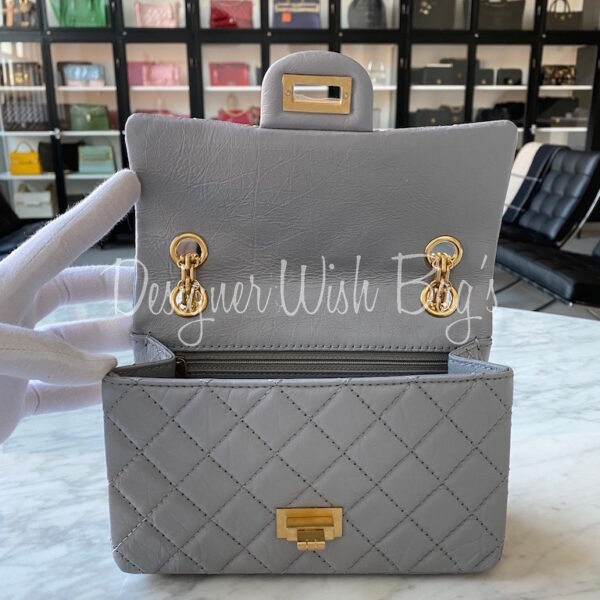 Chanel Reissue Mini Grey 20P