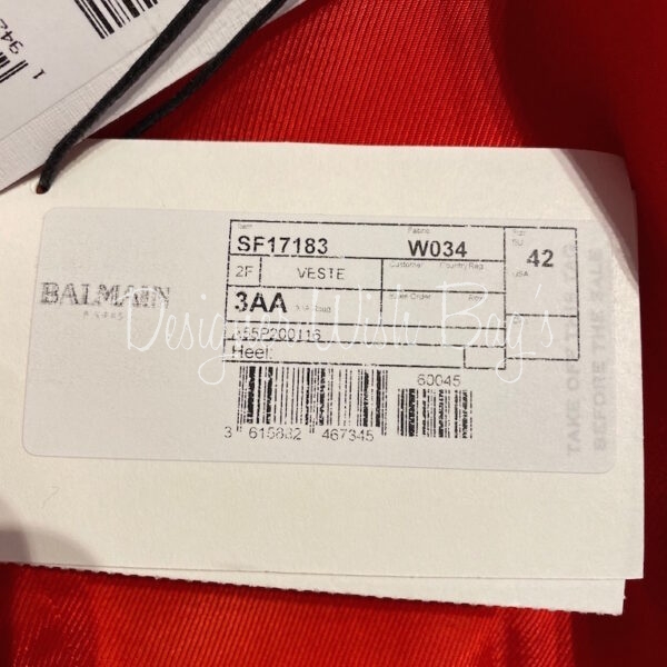 Balmain DN1VI714TCCH0FB 関税送料込 三越伊勢丹 | BALMAIN/バルマン_men通販 | B-ARMY SHOPPER SMALL