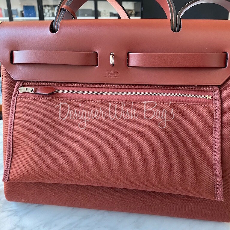 Hermès Herbag 31 Rouge H - Designer WishBags