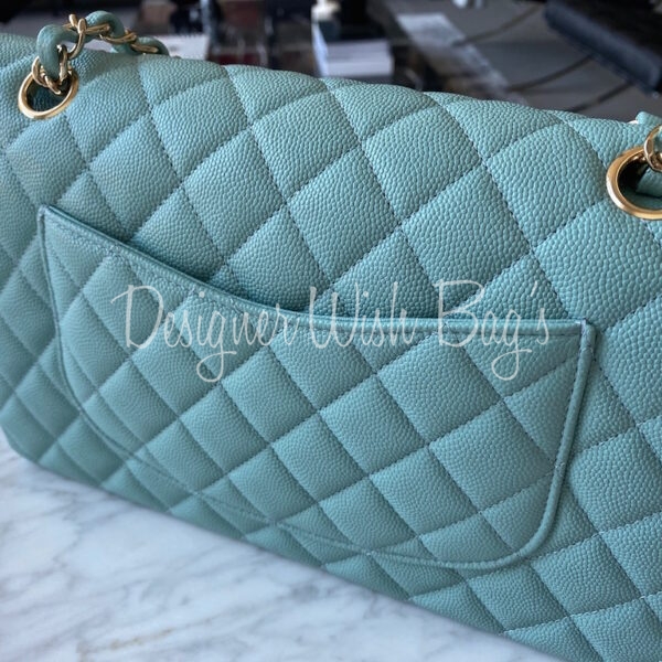 Chanel Classic Medium Tiffany Blue