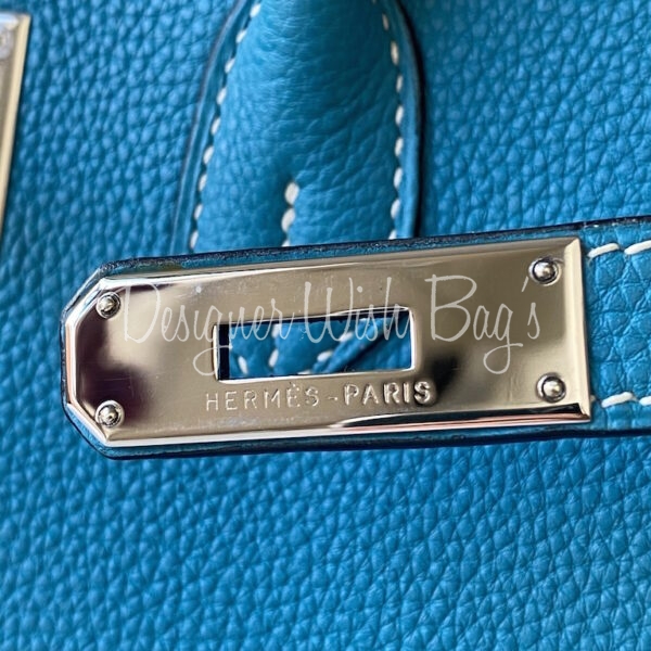 Stunning SPA - Hermes Birkin Blue Jean 35 Gold Hardware in stock 0713040197