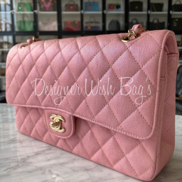 Chanel Classic Iridescent Pink - Designer WishBags