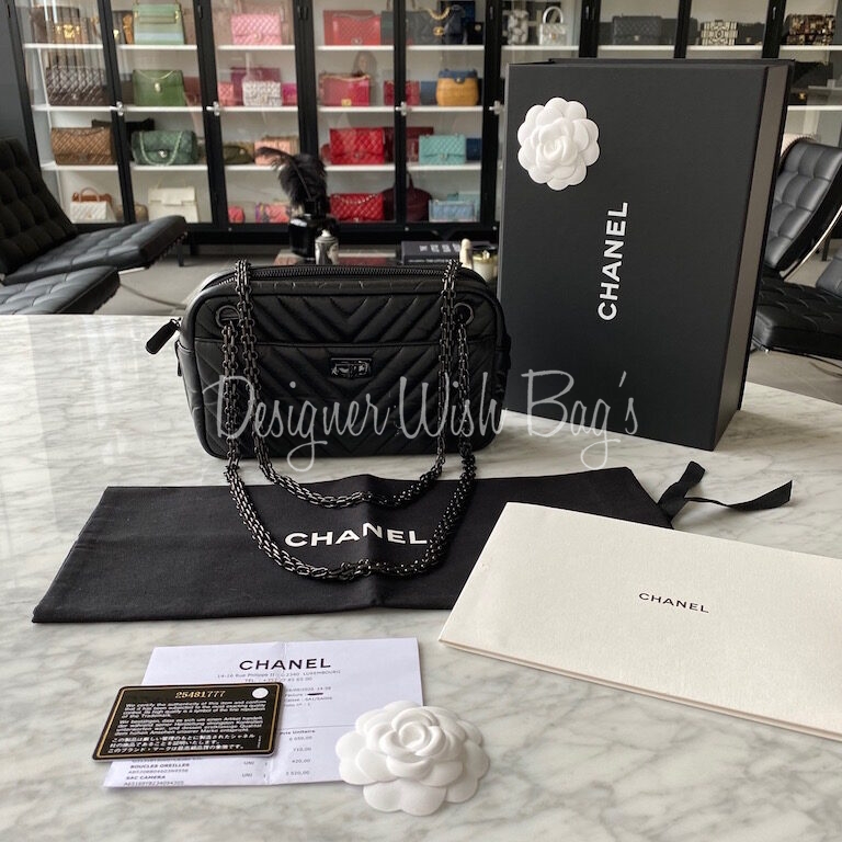 Chanel So Black Camera Bag Designer WishBags