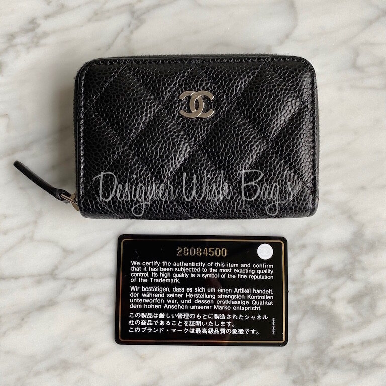 Chanel Zip Coin Purse Designer WishBags