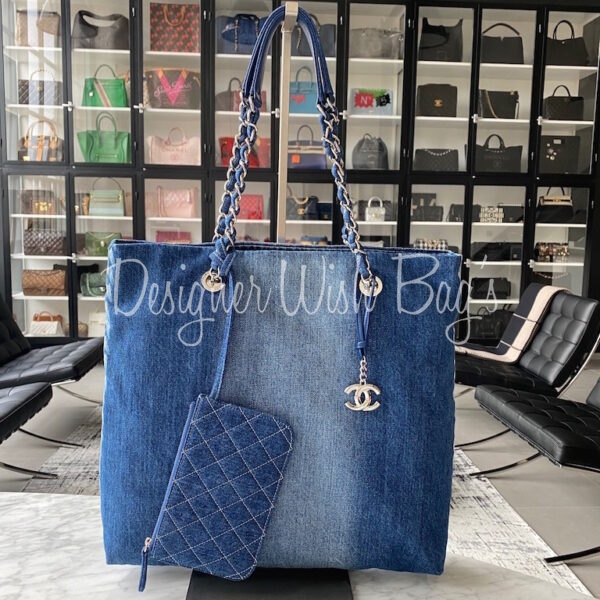 Chanel Denim Tote Bag 19P