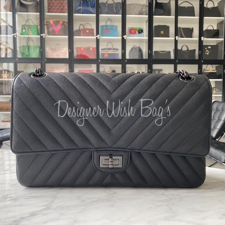 Chanel Reissue So Black Caviar - Designer WishBags