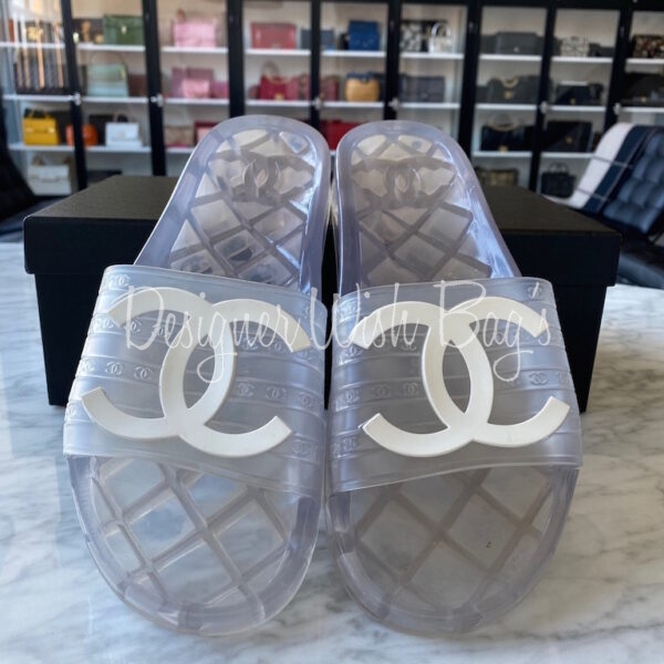 Chanel Jelly Slides