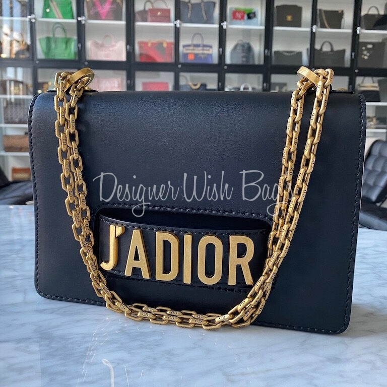 J'Adior Black Bag - Designer WishBags