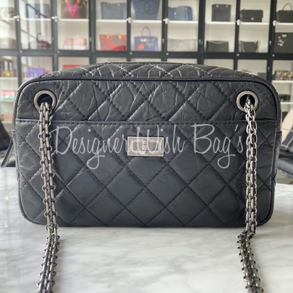 Chanel Camera Bag Black SHW - Designer WishBags