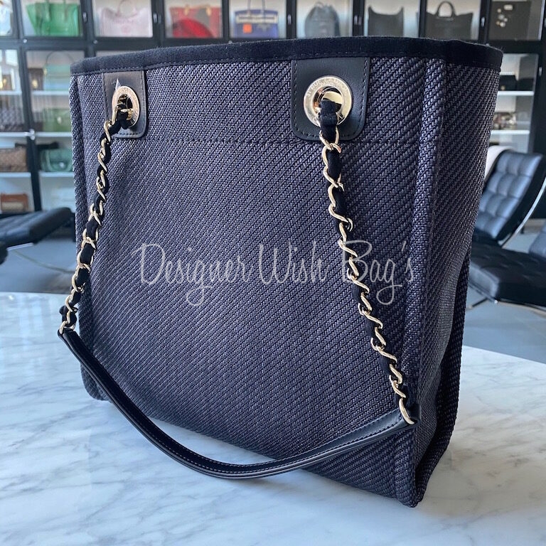 Chanel Deauville Mini Black 20A - Designer WishBags