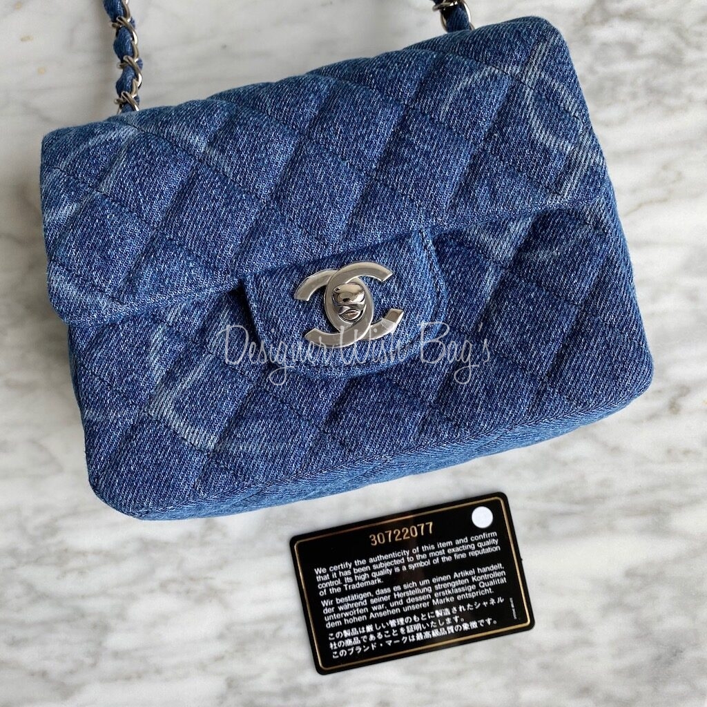 chanel mini denim