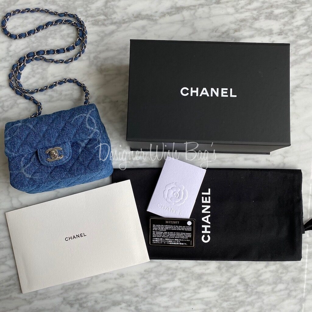 chanel mini denim