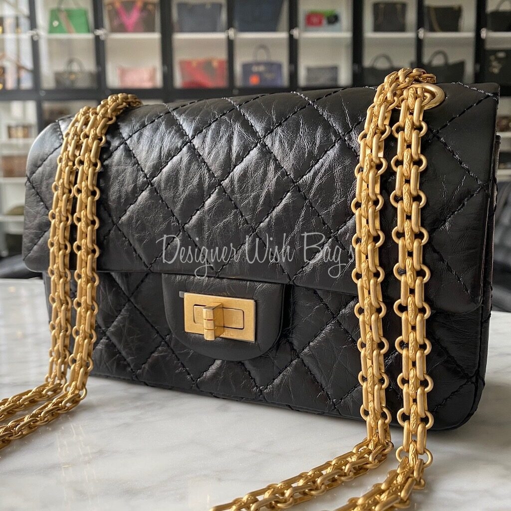 Chanel Mini Reissue Black - Designer WishBags