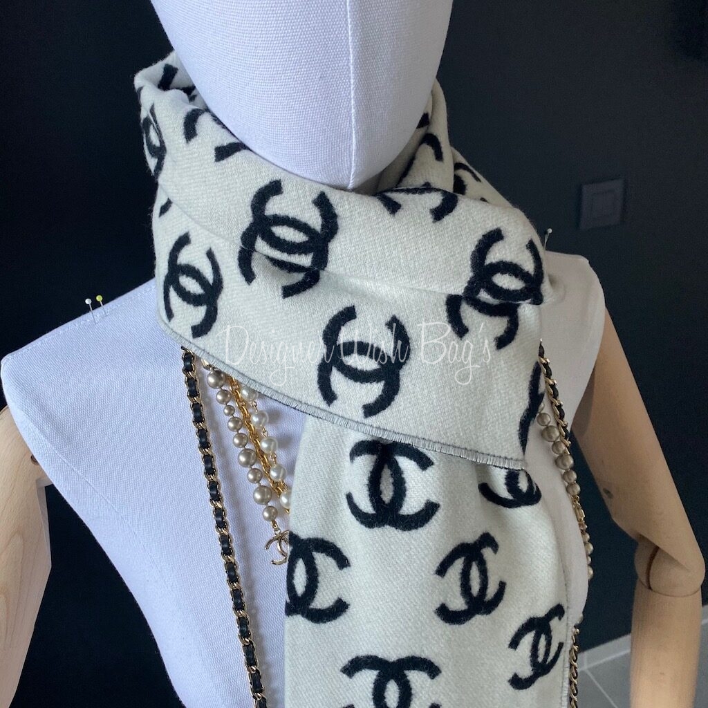 Chanel Wool-Cashmere Scarf 20B