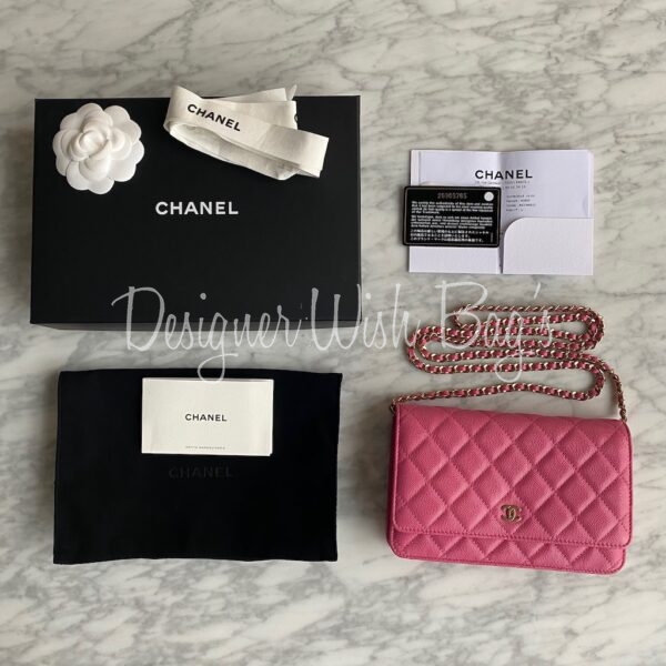 Chanel WOC Pink Caviar 19C - Designer WishBags