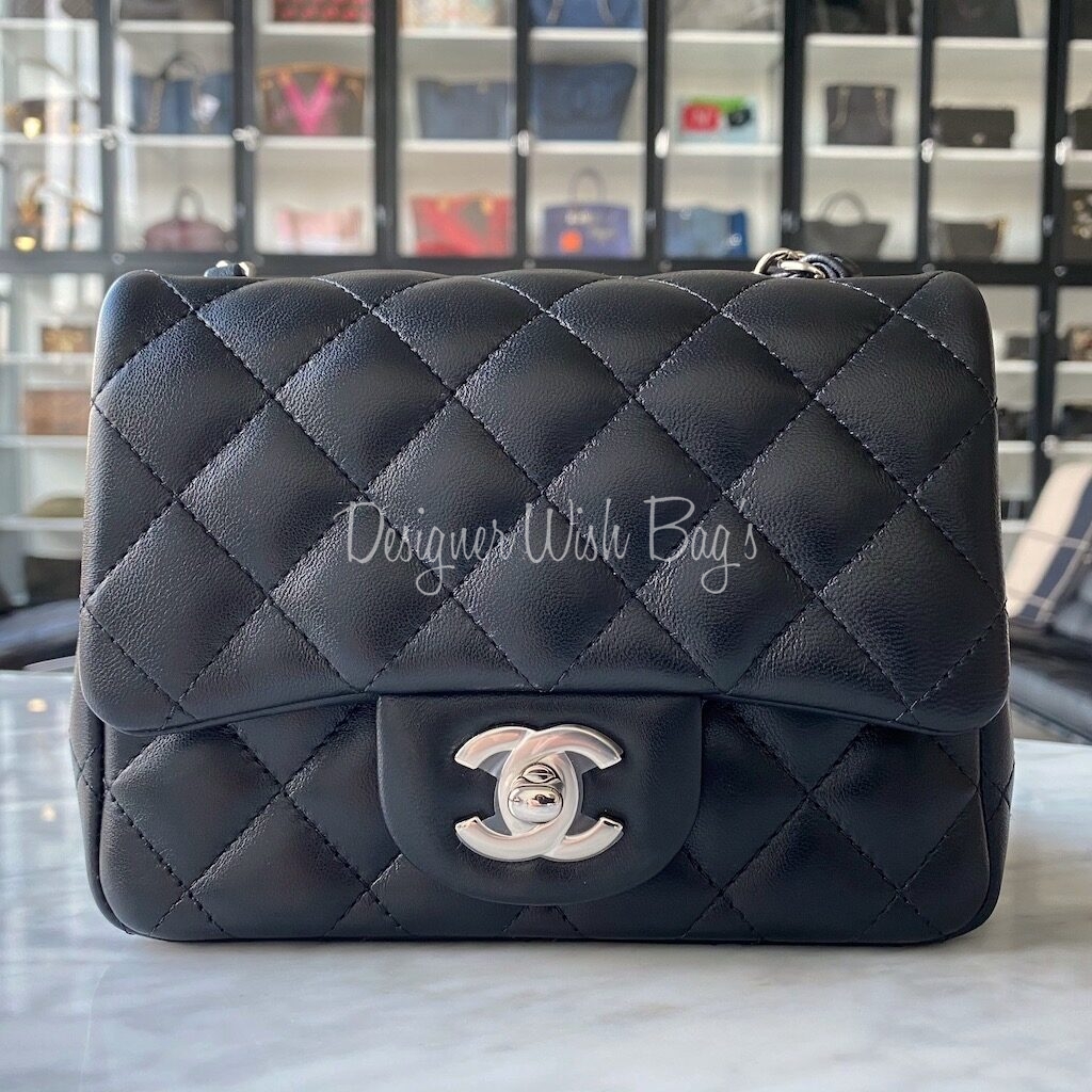 Chanel Mini Square Black 20B - Designer WishBags