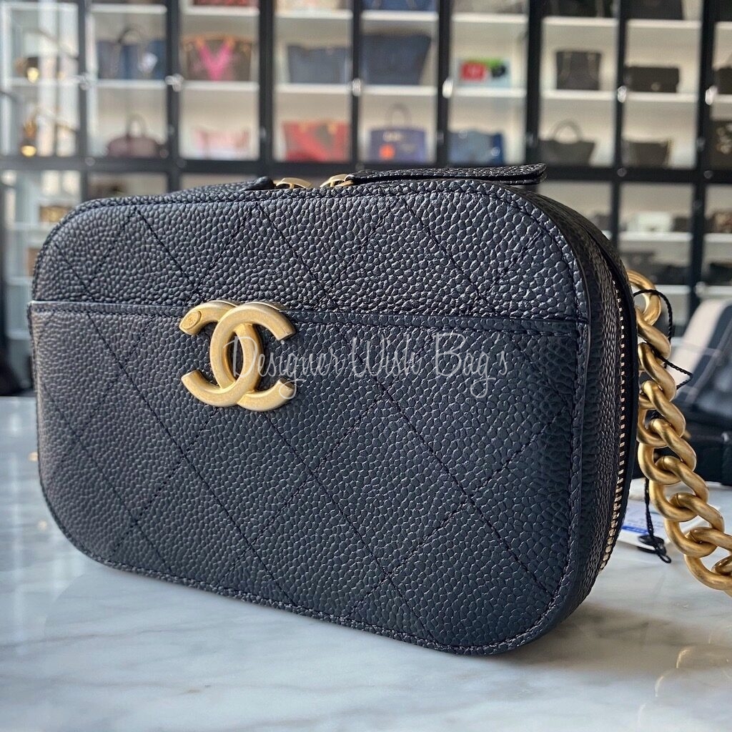 Chanel Belt Bag Black Caviar - Designer WishBags