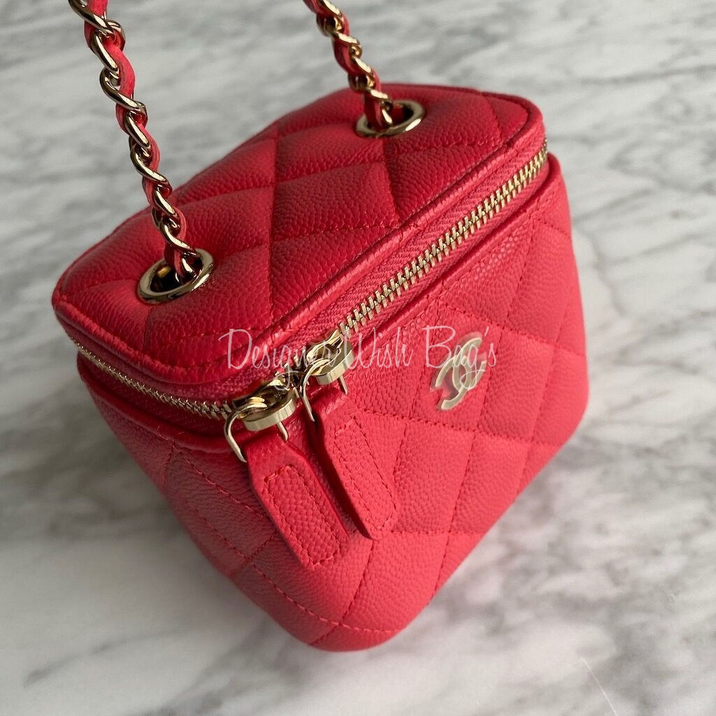 Chanel Mini Vanity Hot Pink - Designer WishBags