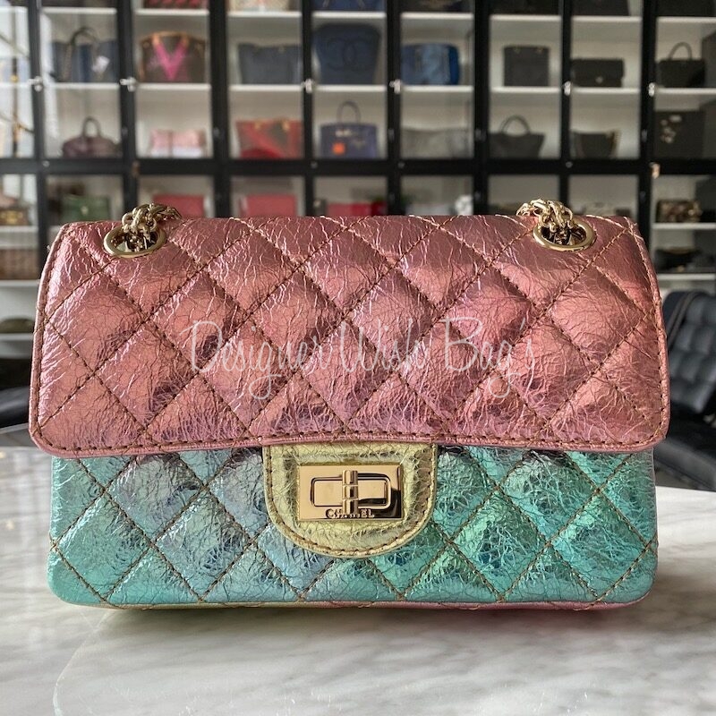 Chanel Iridescent Reissue Rainbow hdw - Designer WishBags