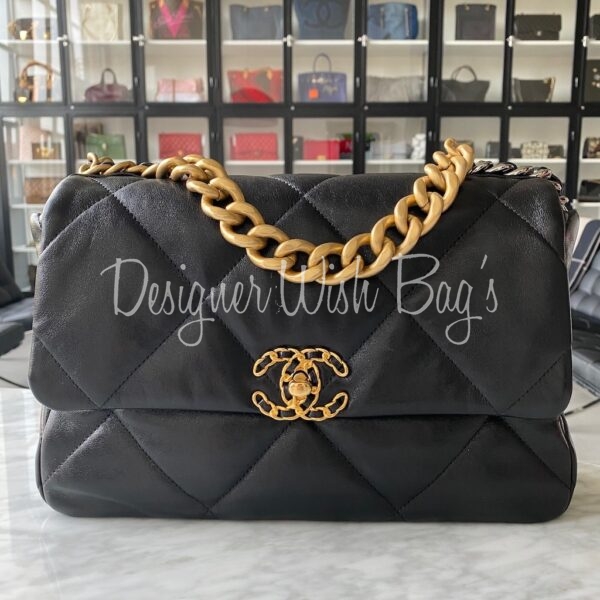 large black chanel handbag