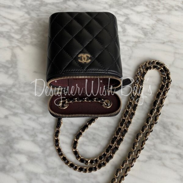 Chanel Mini Vanity Black 21C