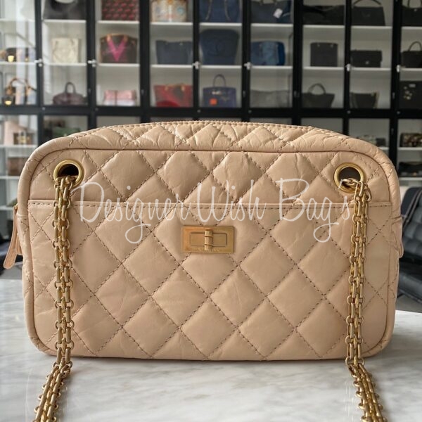 CHANEL Lambskin Quilted Mini Rectangular Flap Black 1267336