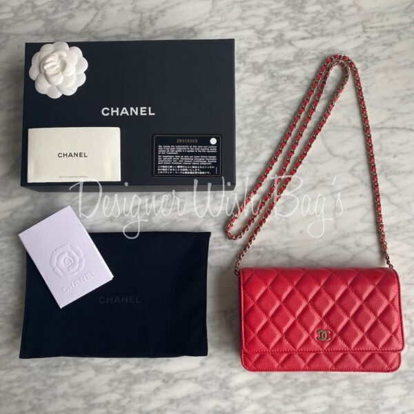 Chanel 20c 2025 red
