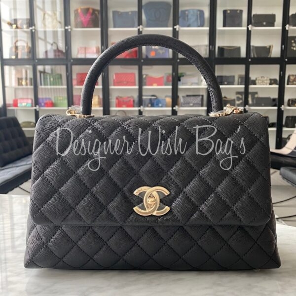 Chanel Coco Handle Black Caviar - Designer WishBags