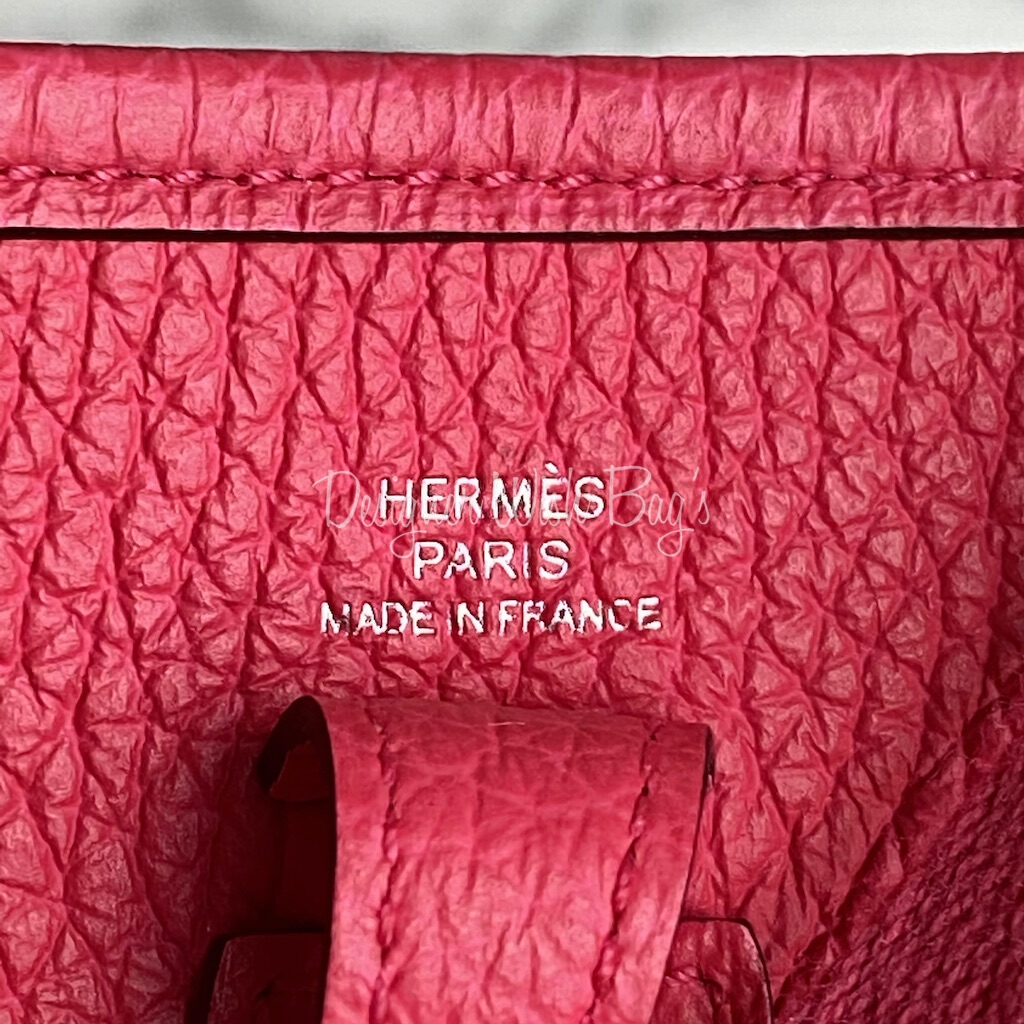 Hermès Mini Evelyne Rose Extreme