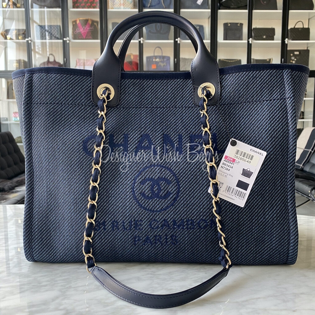 Chanel Deauville Blue Medium 20A