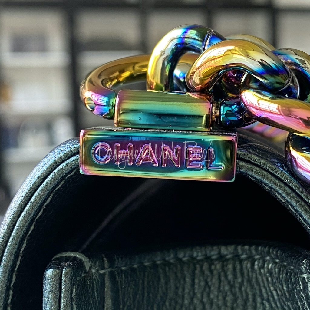 Chanel Boy Mermaid 16C Rainbow
