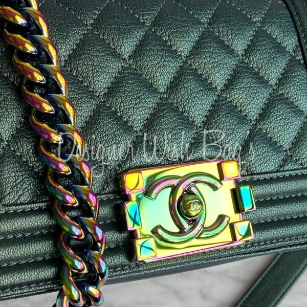 Chanel Boy Mermaid 16C Rainbow