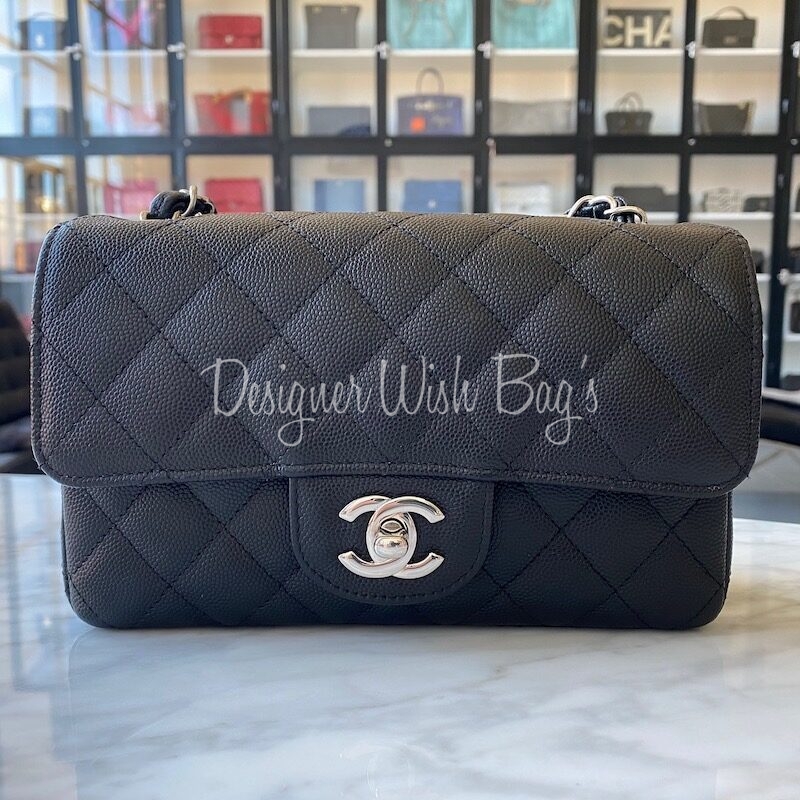 Chanel Flap Bag Grey 18C - Designer WishBags