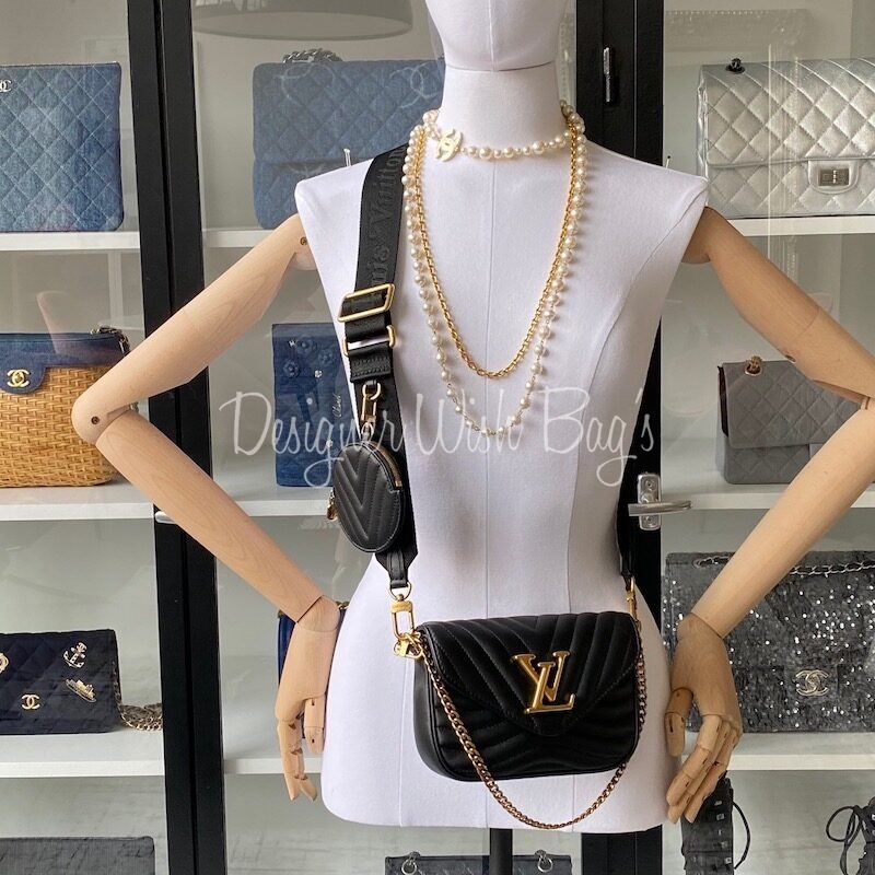 Louis Vuitton Handbag New Wave Pochette With Og Box and Bill With