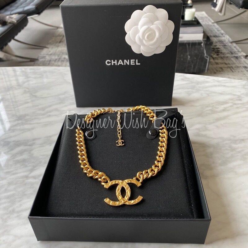 Chanel necklace double C logo Womens Fashion Jewelry  Organisers  Necklaces on Carousell