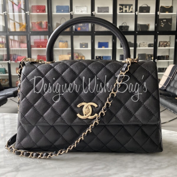 Chanel Timeless Handle Small Lamb Black