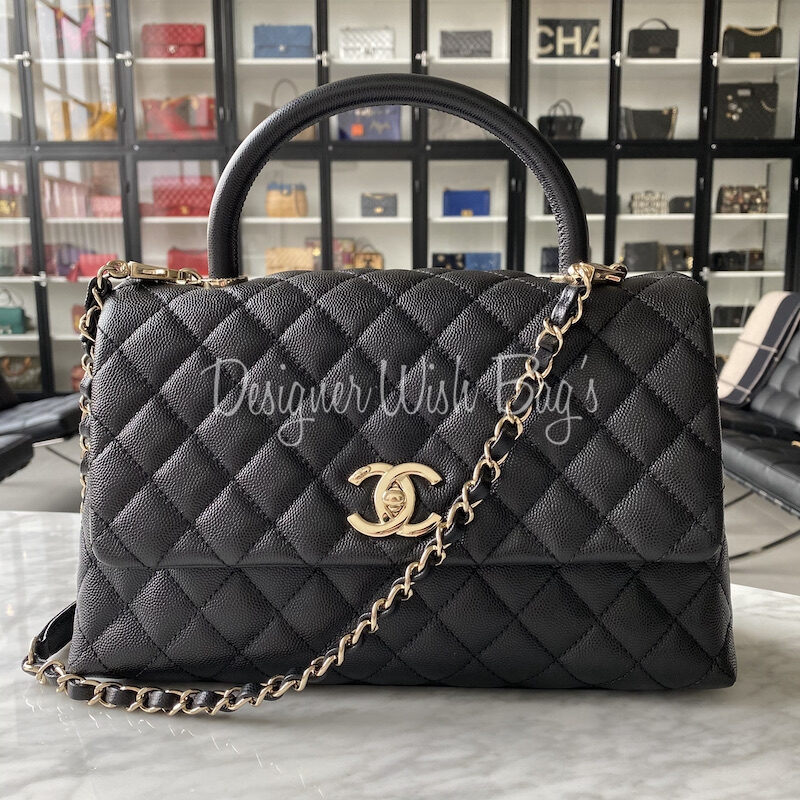 chanel coco handle bag sizes