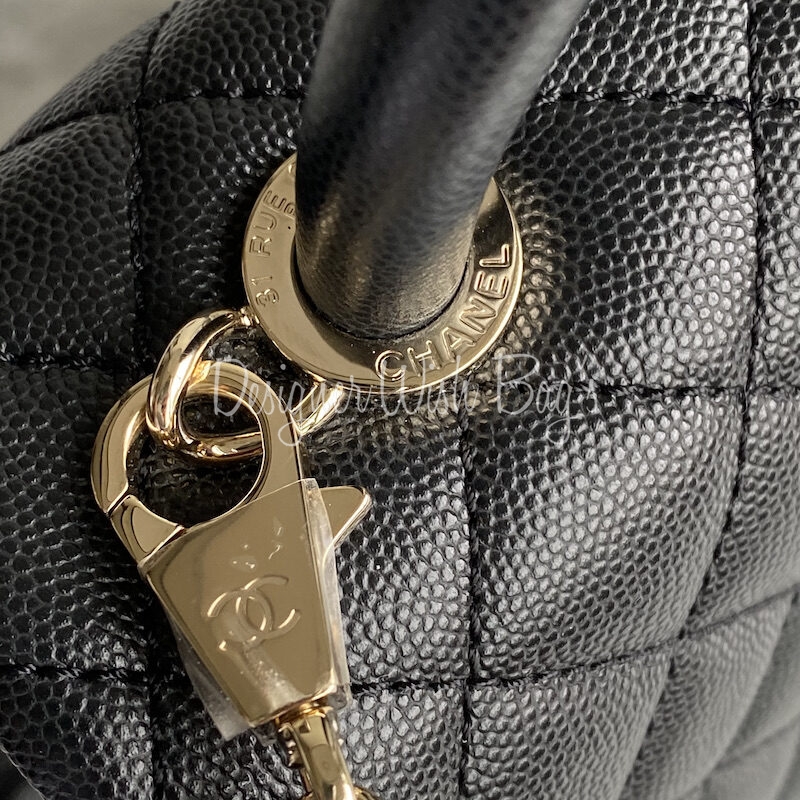 Chanel Coco Handle Black Medium - Designer WishBags