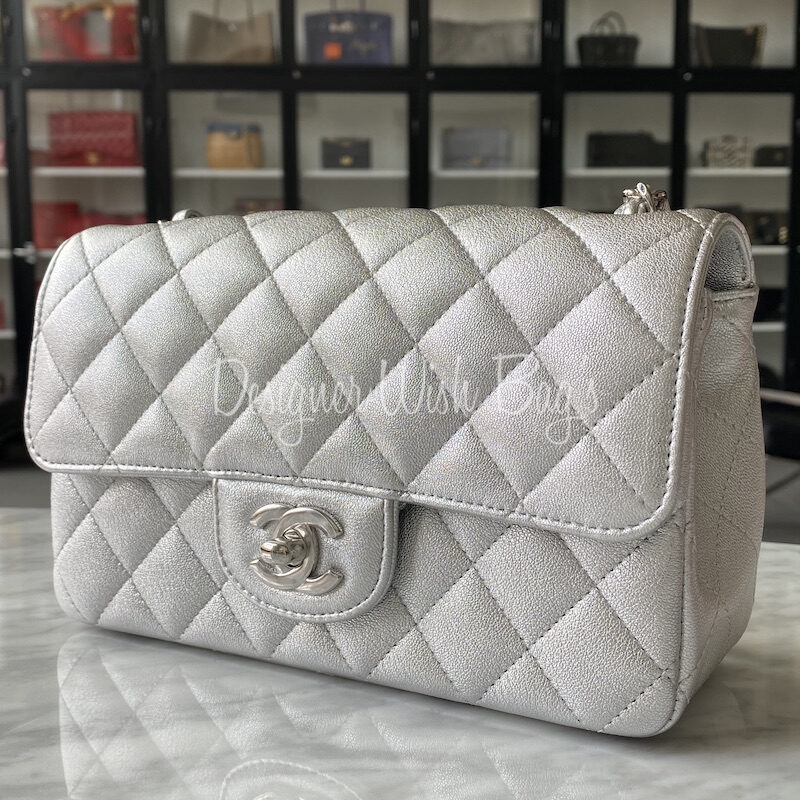Chanel Mini Silver 21P - Designer WishBags