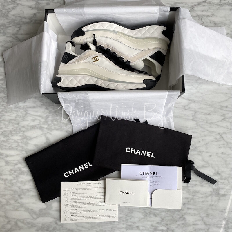 Chanel White Sneakers - Designer WishBags