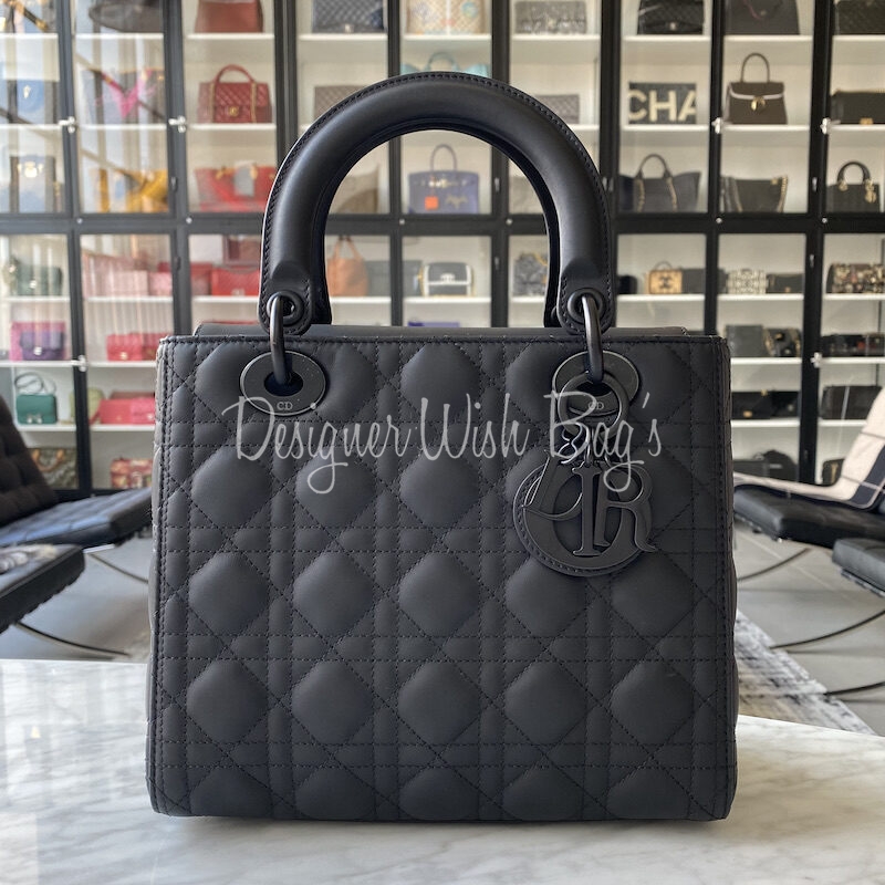 Lady Dior So Black Ultra Matte  Designer WishBags