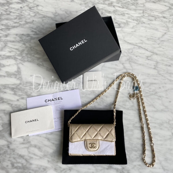 Chanel Card Holder with chain Belt 21P