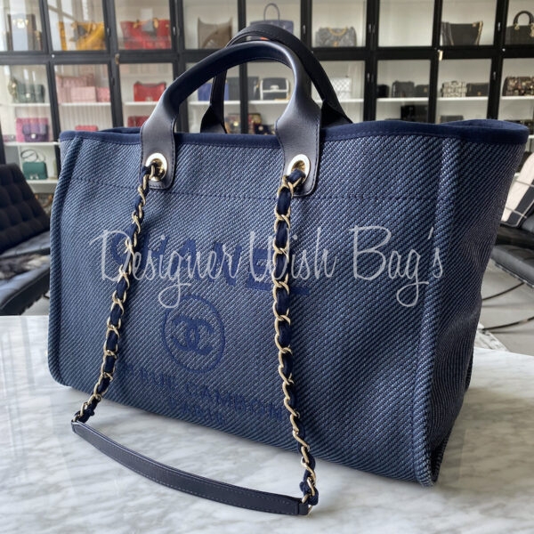 Chanel Deauville Navy Blue GHW