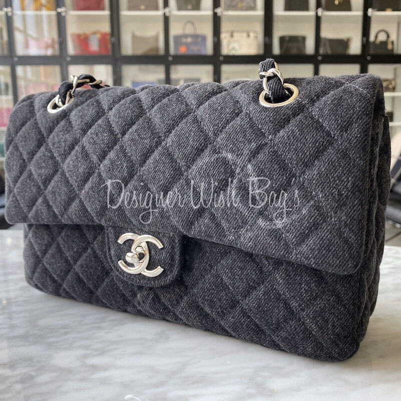 CHANEL 20B CC Blue Denim Square Mini Flap Bag - Timeless Luxuries