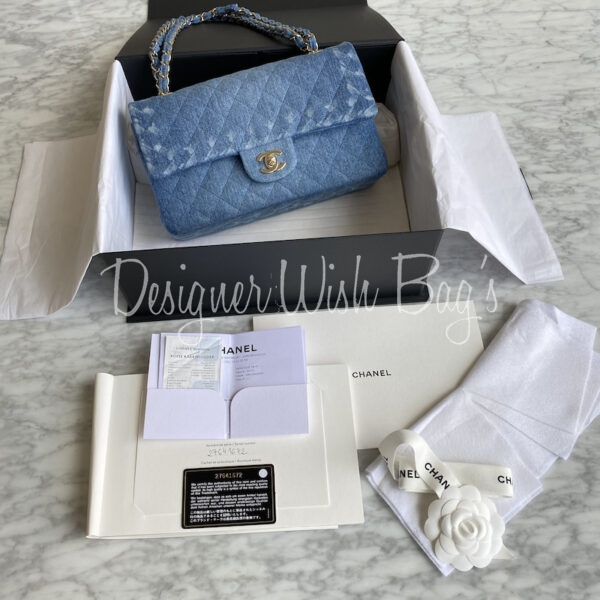 Chanel Medium Flap Denim 19P Designer WishBags