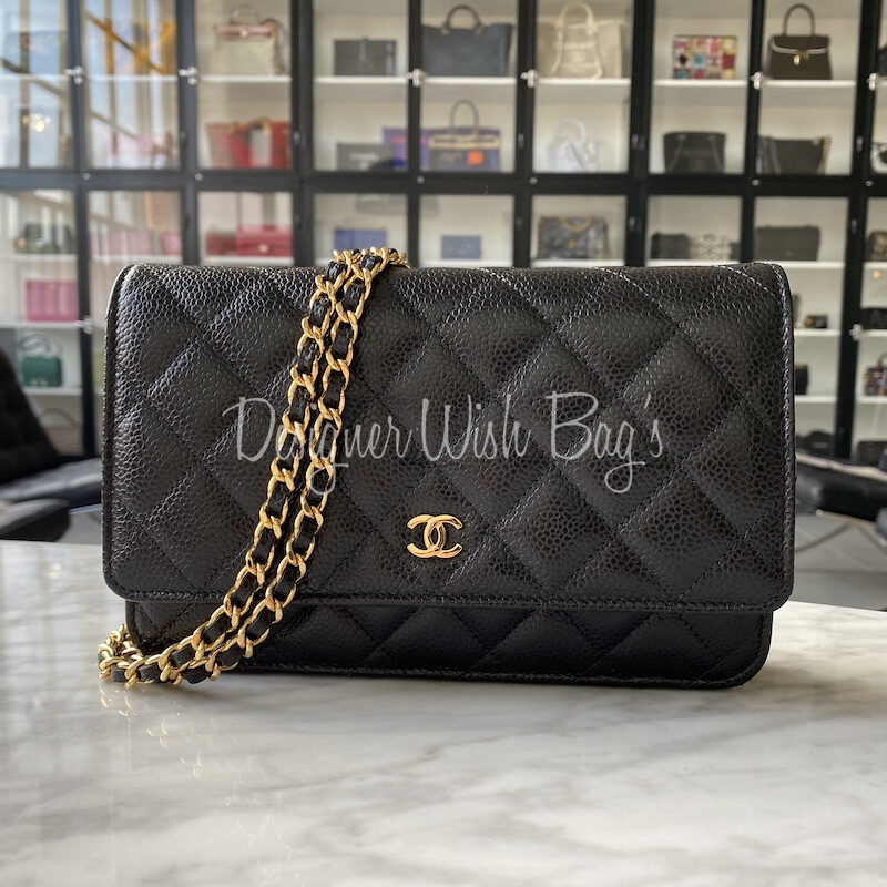 Chanel WOC Black Caviar GHW - Designer WishBags